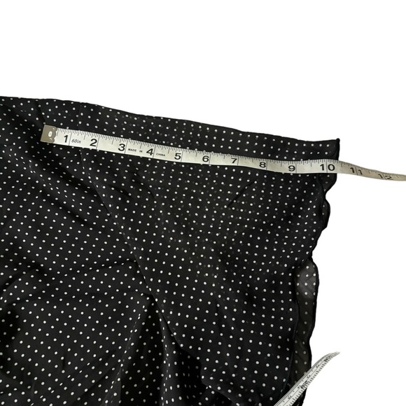 NWT Sag Harbor Blouse Polka Dot Sheer Ruffles V-neck Office Workwear Size 2X - Picture 13 of 13